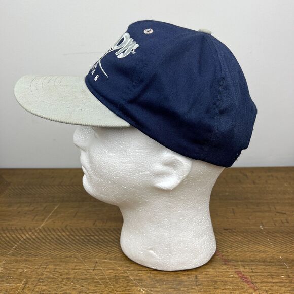 VTG Dallas Cowboys Hat Blue Snapback Eastport Adjustable Team NFL Football Cap - Picture 3 of 10